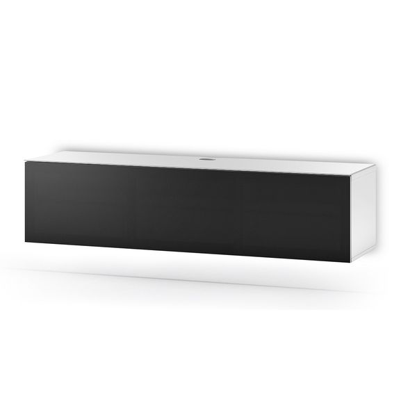 TV Wand möbel Sonorous Studio STA260T-WL , B=165 cm, Stoffbezug / Ideal für Integration von Soundbar