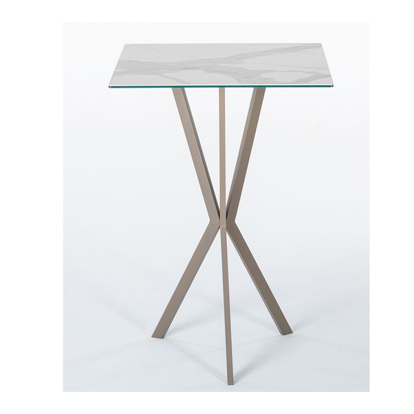 Table Bistro ISA, Céramique, Carré 60cmx60 cm